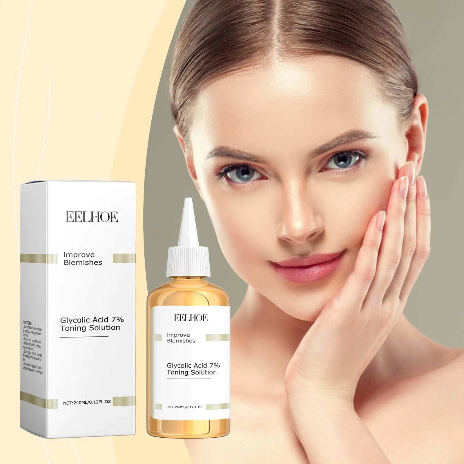 ClearGlow Glycolic Solution – Oil Control and Pore Minimization