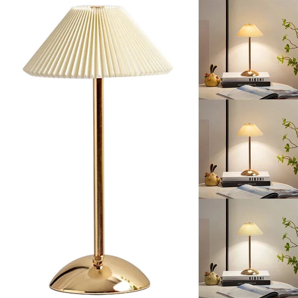 Skandynawska Lampa Stołowa z Funkcją Ładowania