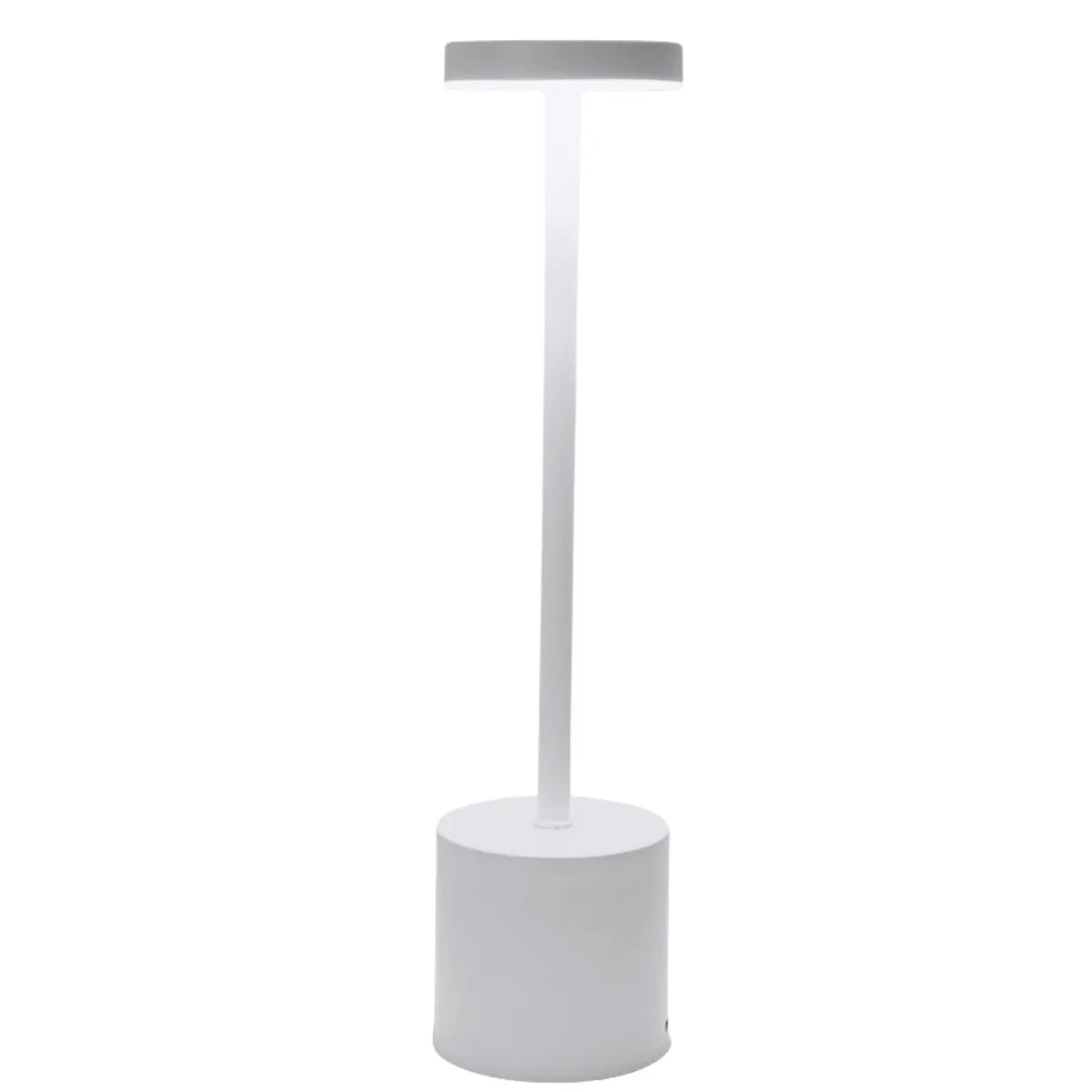Bezprzewodowa metalowa lampa LED do użytku na stole - LumiMetal