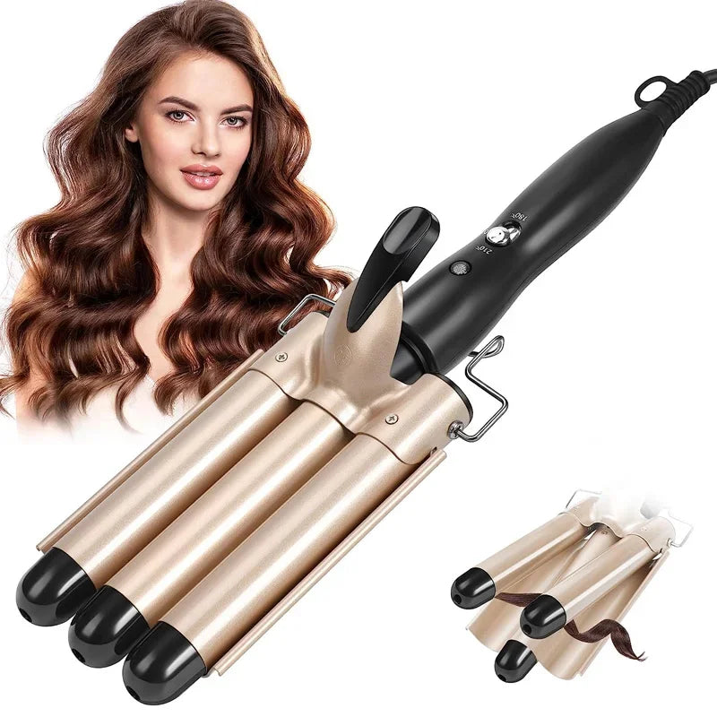 CurlFlex - Triple Ceramic Curling Iron