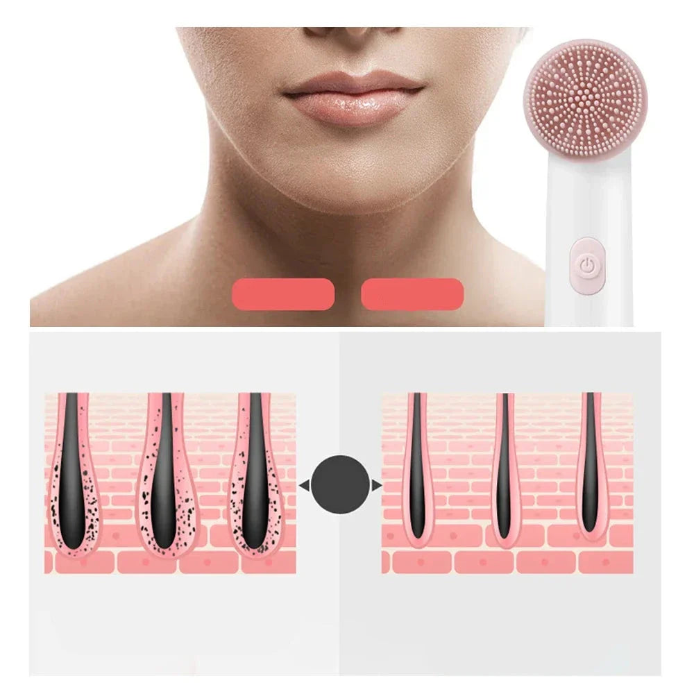 PureSkin - Dwufunkcyjne narzędzie do pielęgnacji twarzy z silikonu