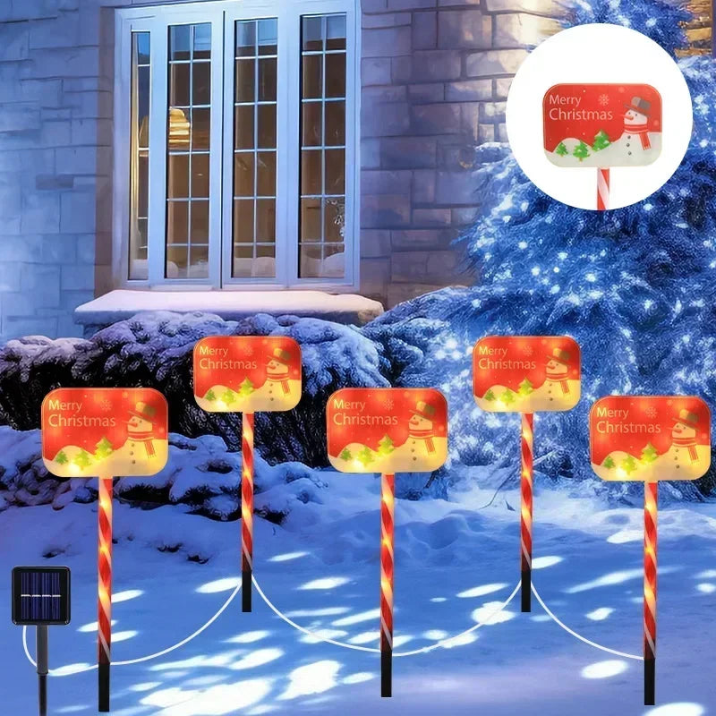 SnowGlow – Lampy ogrodowe odporne na warunki atmosferyczne do dekoracji świątecznych