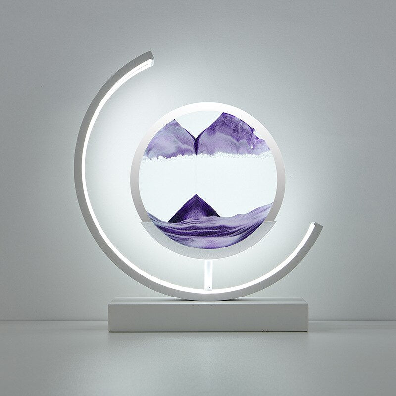 3D Stół Lampa z Piaskiem - Abyss