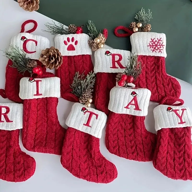 KerstKlassiek | Personalizowane Dekoracje na Skarpetki
