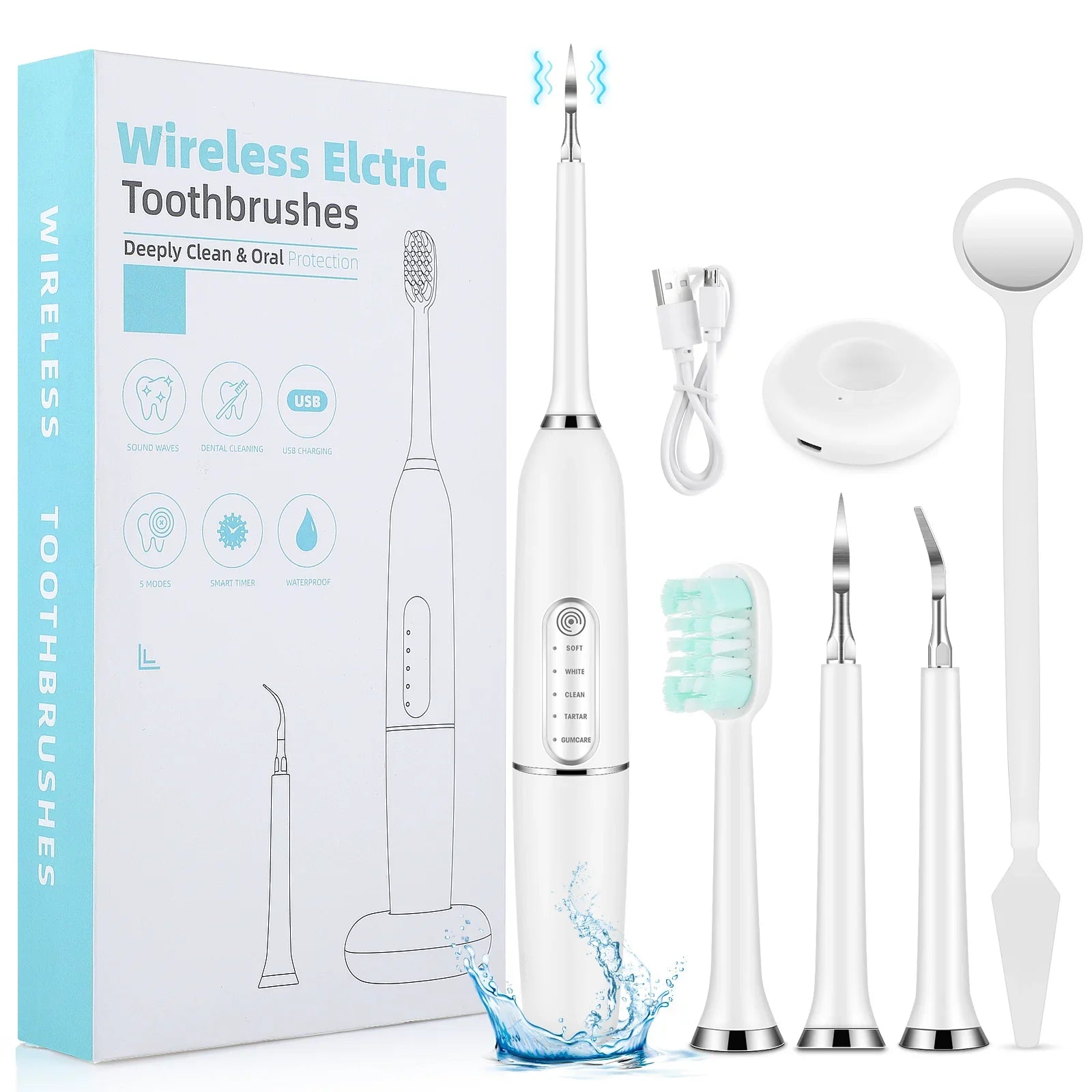 SparkleDent - Sonic Device for Tartar and Plaque Removal