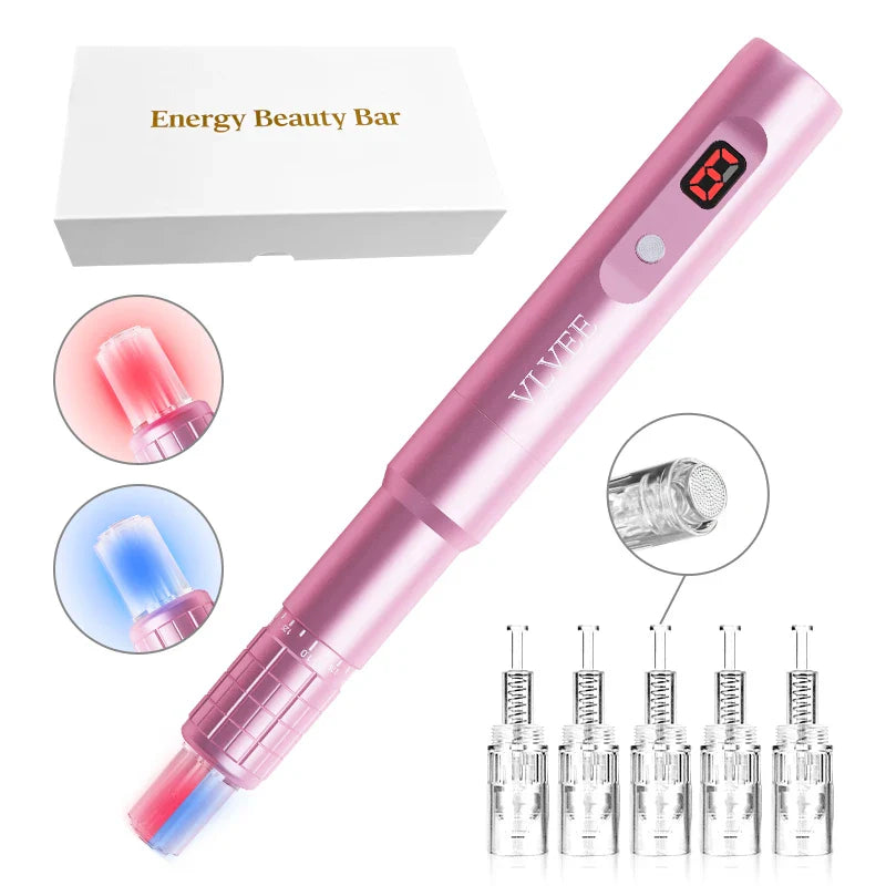GlowPen Pro - Innowacyjne urządzenie do pielęgnacji skóry z 10 wymiennymi wkładami