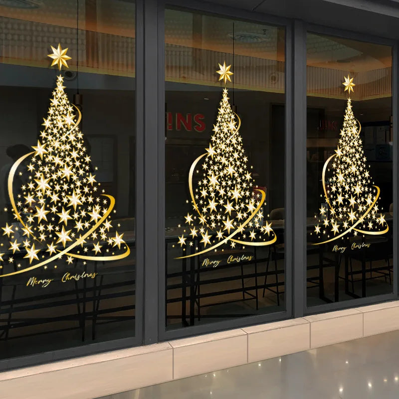 Christmas Window Stickers | Festive Decor Sticks