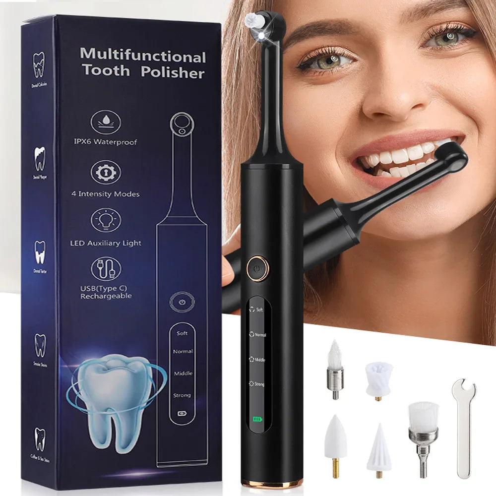 SmilePro - 5 w 1 Bezprzewodowa Polerka do Zębów i Usuwacz Kamienia