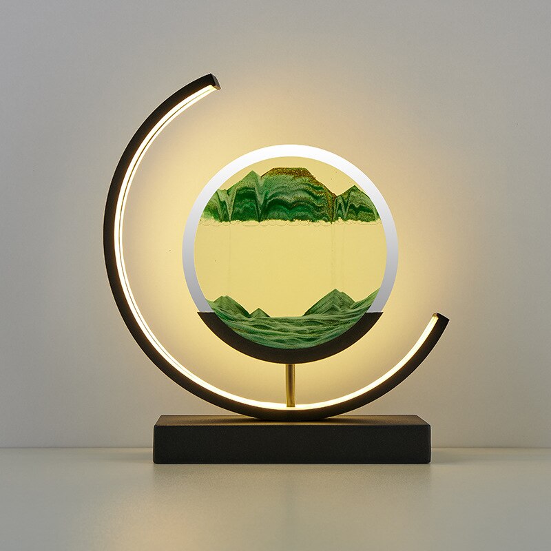 3D Stół Lampa z Piaskiem - Abyss