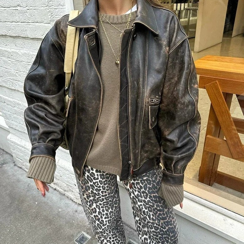RIMA – Vintage Cętkowane Dżinsy w Stylu