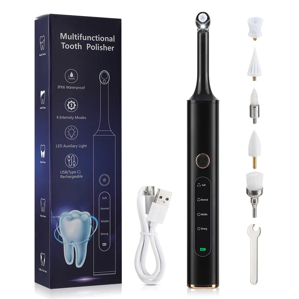 SmilePro - 5 w 1 Bezprzewodowa Polerka do Zębów i Usuwacz Kamienia