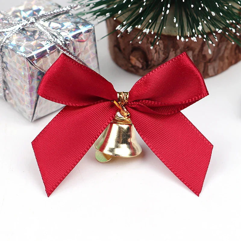 KerstKlink | Elegancka Kokarda z Dzwonkami do Dekoracji Świątecznej