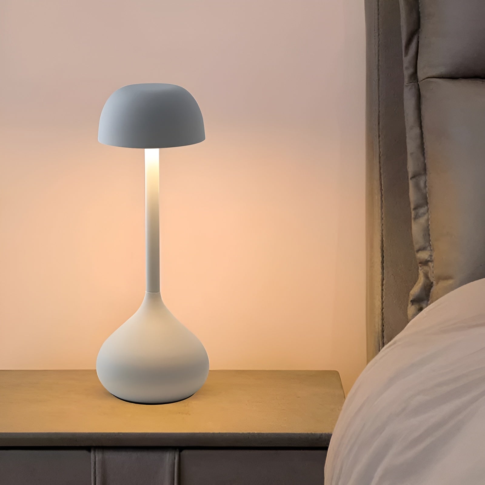 Bezprzewodowa Dimmowalna Lampa Stołowa Grzybowa – GlowMush
