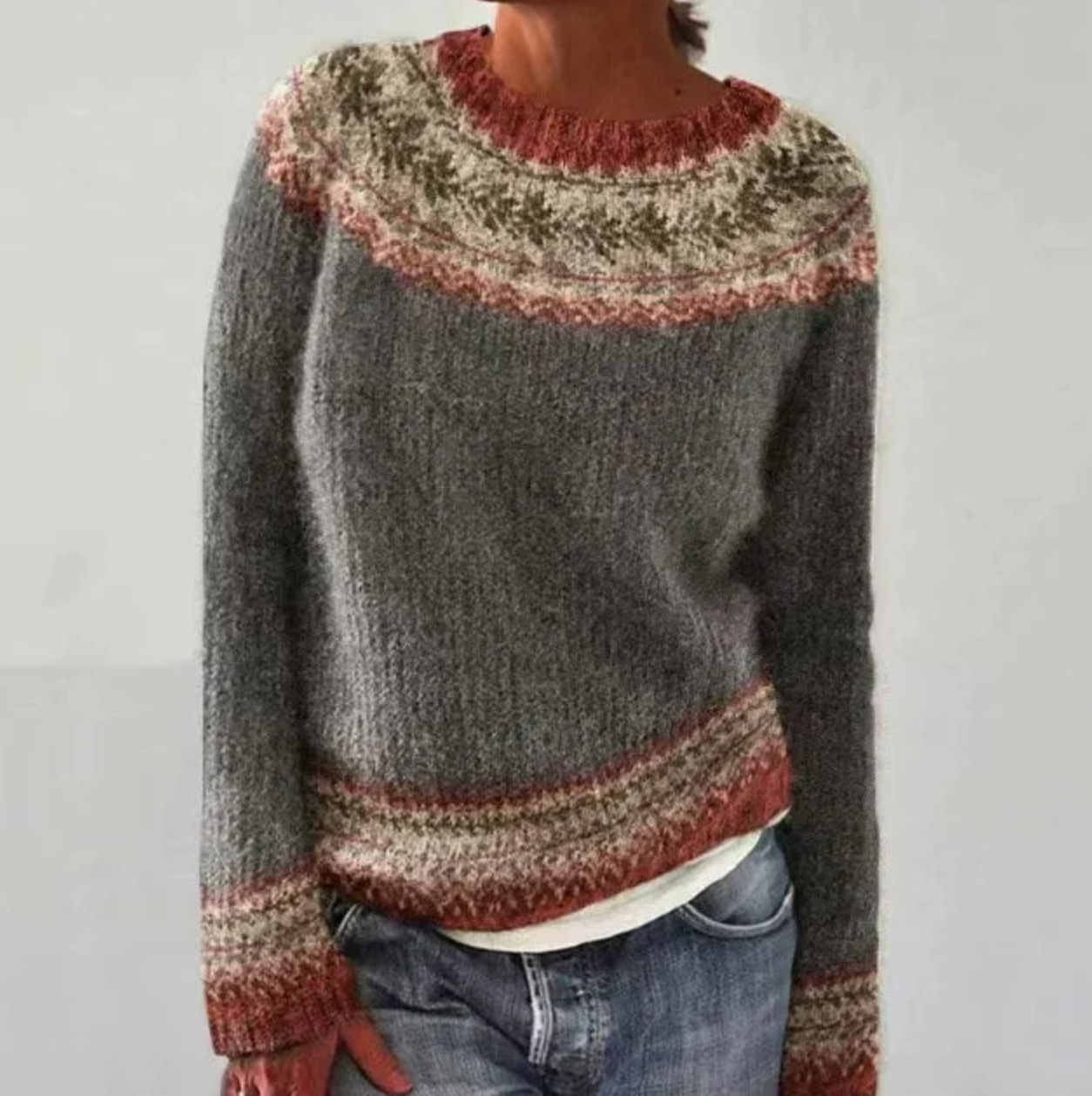 ISA | Komfortowy Damski Sweter w Różnorodnych Kolorach