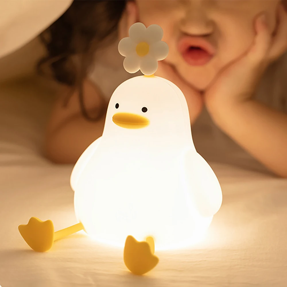 QuackLight - Nocna Lampka w Kształcie Kaczki
