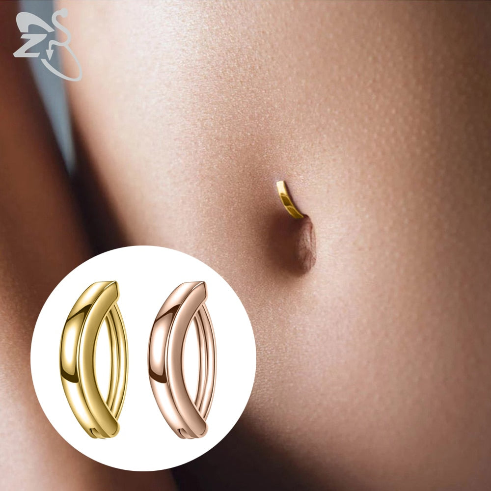 Sommersilber | Srebrny Piercing do Pępka