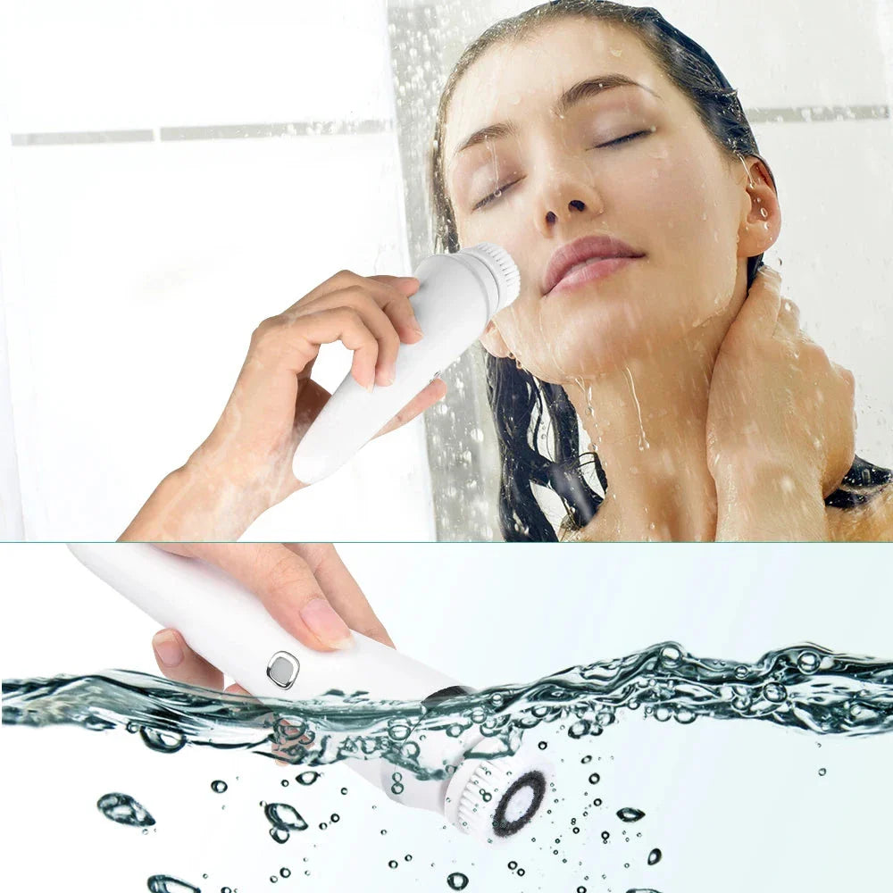 GlowCare - 4 w 1 Zestaw do Oczyszczania i Masażu Twarzy