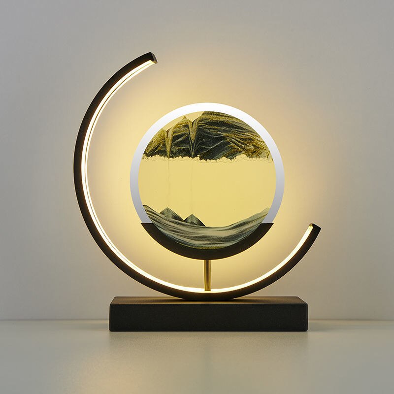 3D Stół Lampa z Piaskiem - Abyss