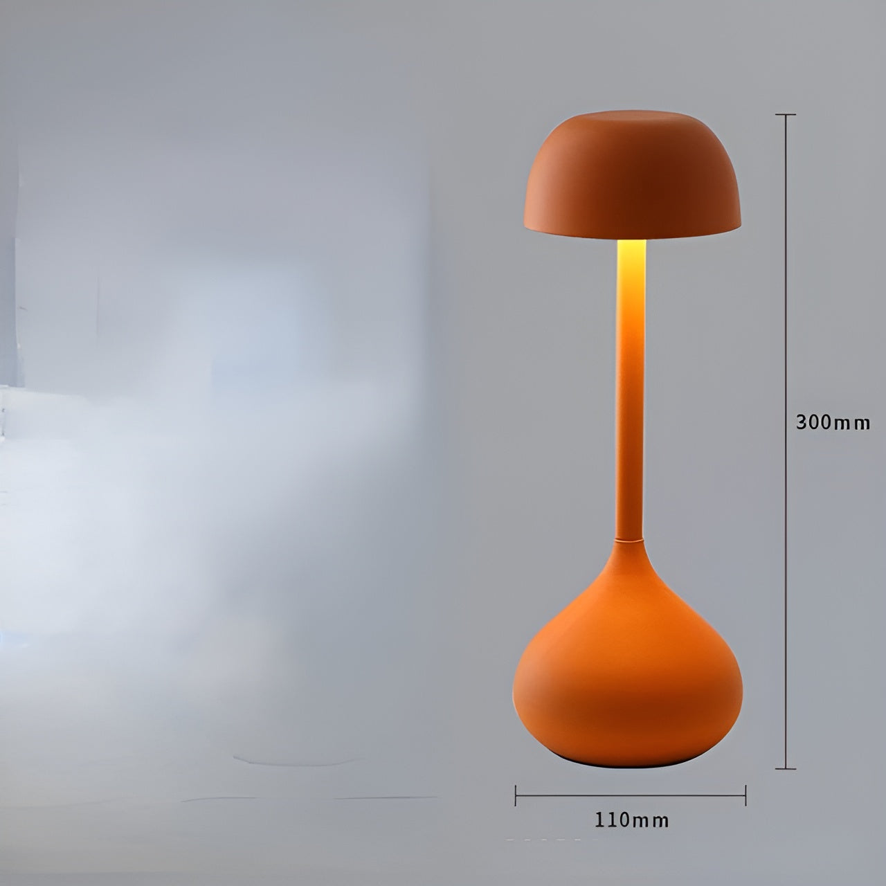 Bezprzewodowa Dimmowalna Lampa Stołowa Grzybowa – GlowMush