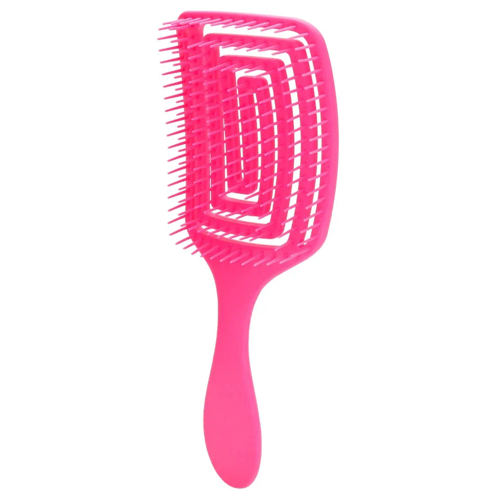 Grzebień CurlCare - Szczotka do Stylizacji i Masażu z Włosia i Nylonu