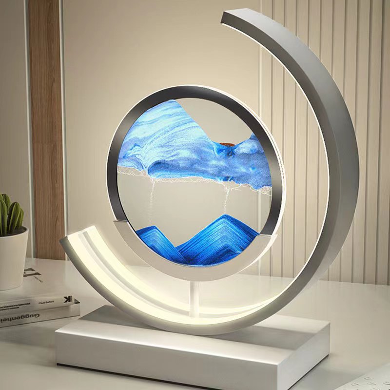 3D Stół Lampa z Piaskiem - Abyss