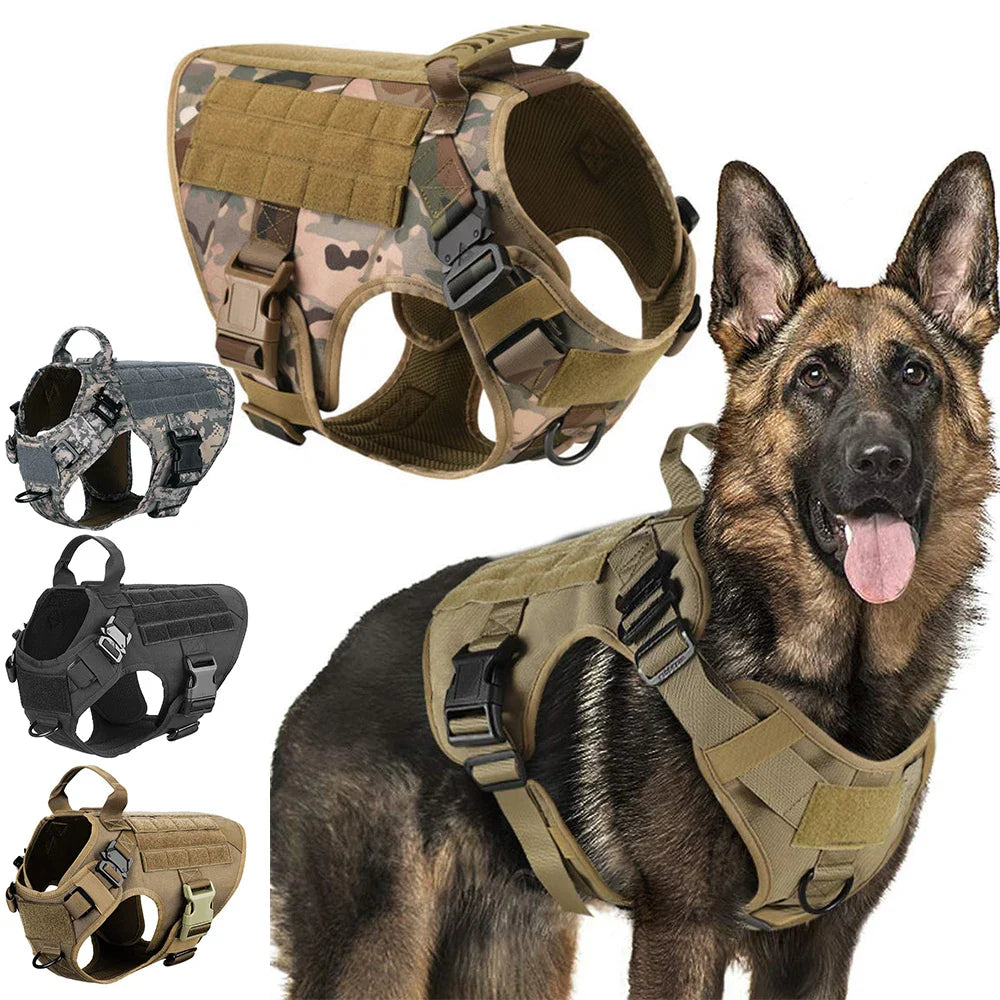 GuardPaw | Taktyczna Szelka i Zestaw Smyczy dla Psów