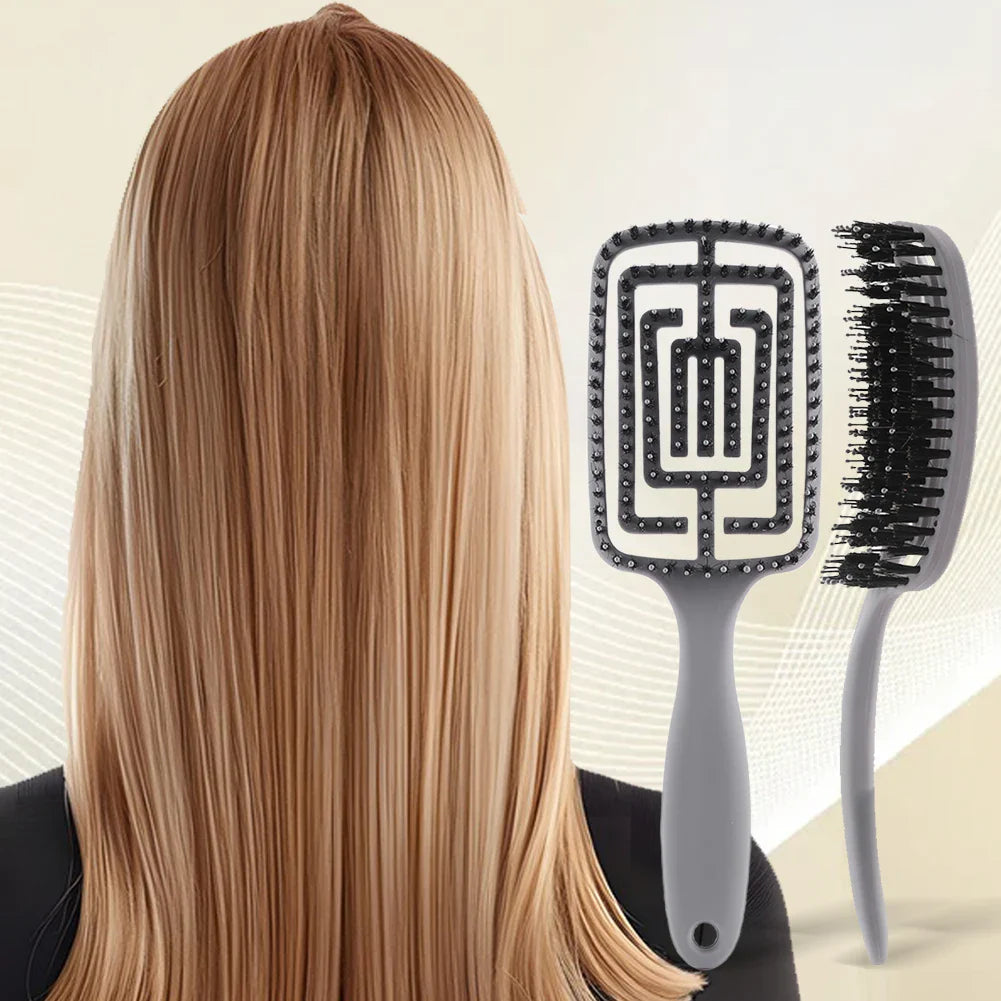 TangleFree - Szczotka do rozczesywania z nylonowymi włoskami do kręconych fryzur