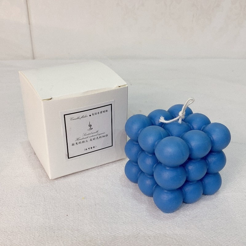 Elegancka Świeca BubbleGlow – Stwórz Przytulną Atmosferę w Swoim Domu