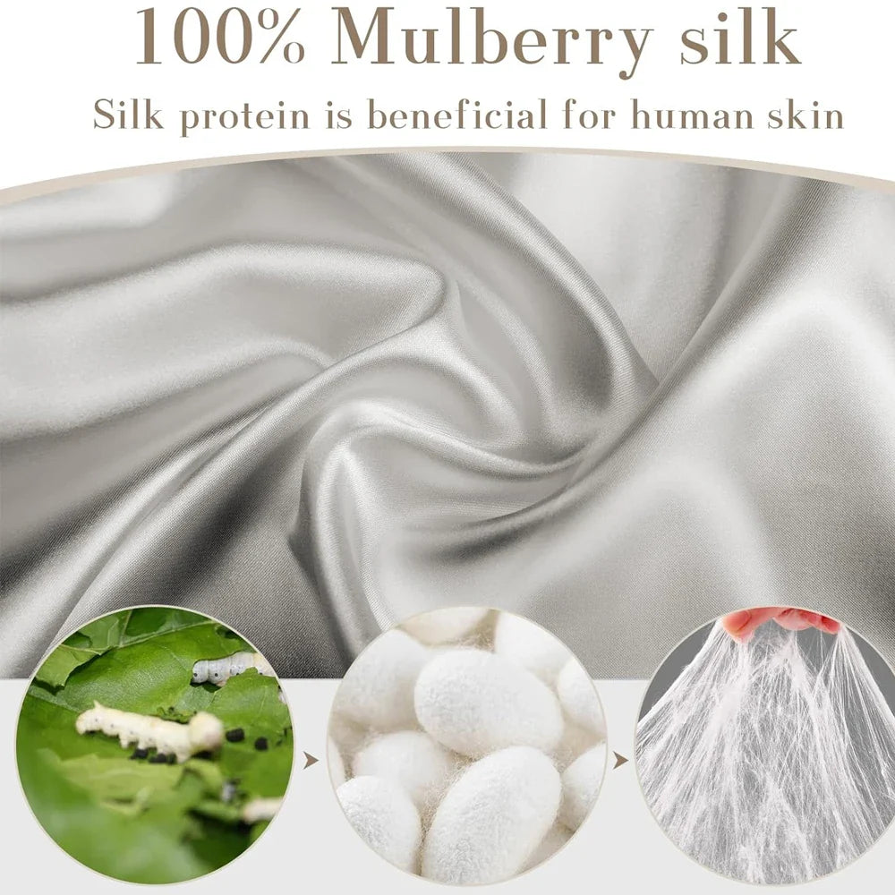 LuxeDream - Delikatna Maska na Oczy z Morwy