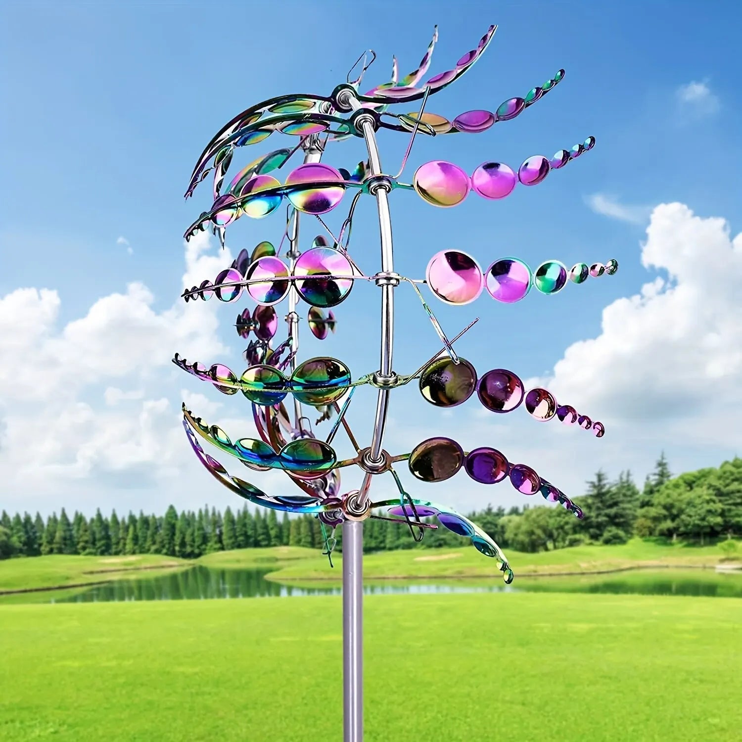 WhirlingWonders | Kinetic Metal Wind Spinner