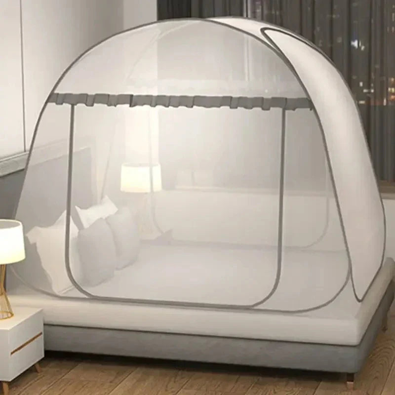 Pop-Up Namiot Moskitiera dla Dwóch Osób z Torbą do Przechowywania – Wymiary 200x180cm – Idealny do Użytku Wewnętrznego i Zewnętrznego