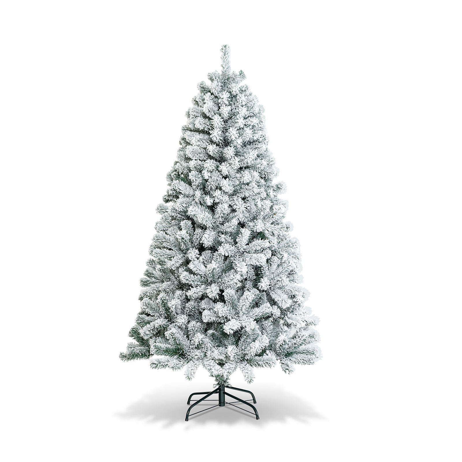 FrostyPine – 180 cm Sztuczna choinka z 600 gałęziami, pokryta śniegiem
