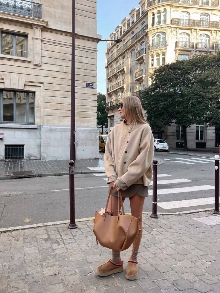 Stylowa Duża Torba Tote ze Skóry