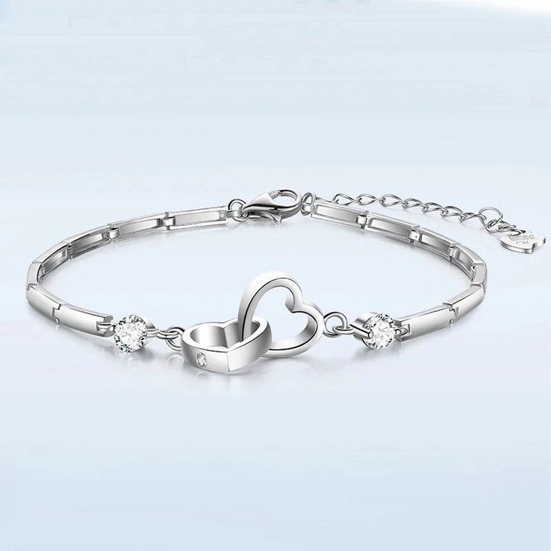 Doppelherz Silver Bracelet