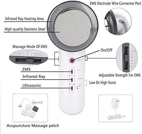 3 w 1 Ultrasonic EMS Masażer do Redukcji Tłuszczu i Modelowania Sylwetki