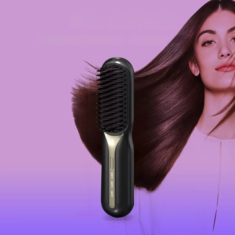 StyleMate - Bezprzewodowy Grzebień z Funkcją Podgrzewania