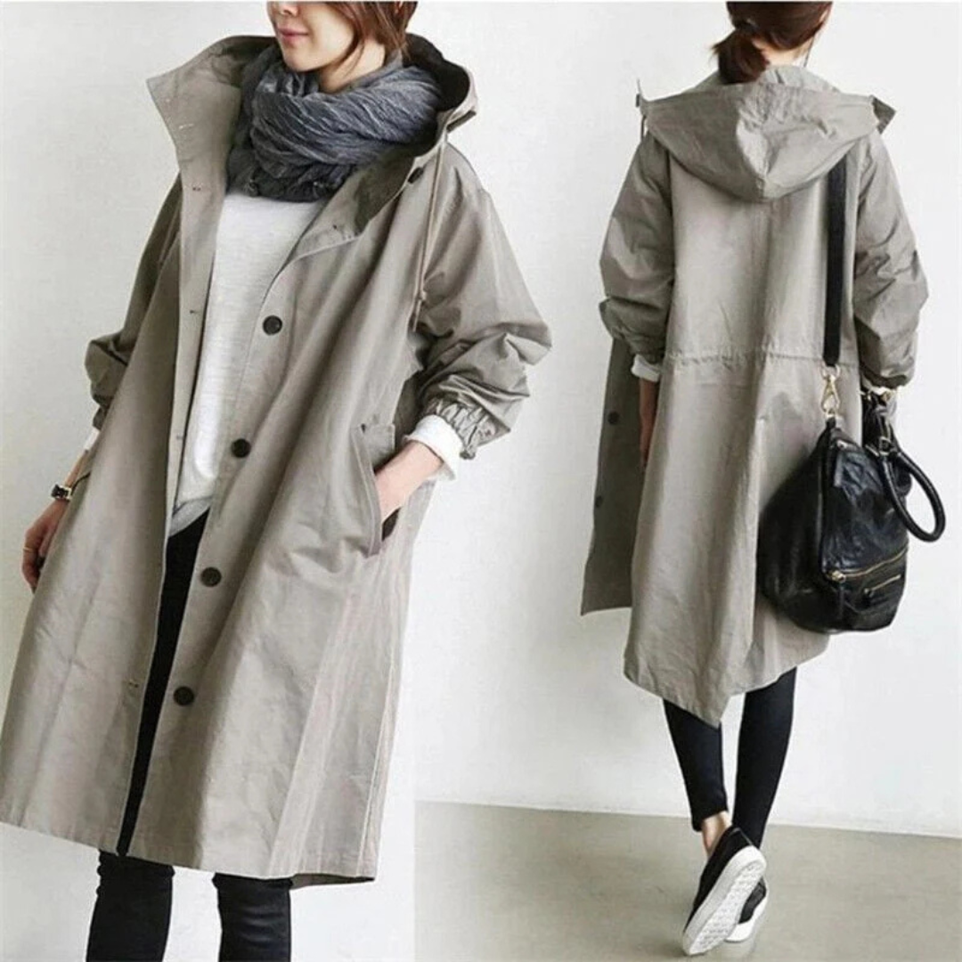Damski Długi Trenchcoat Uniwersalny