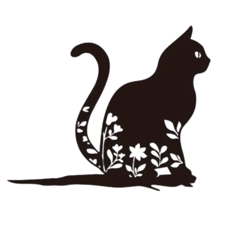FelineFantasy | Metalowa Sylwetka Kota do Ogrodu i Patio