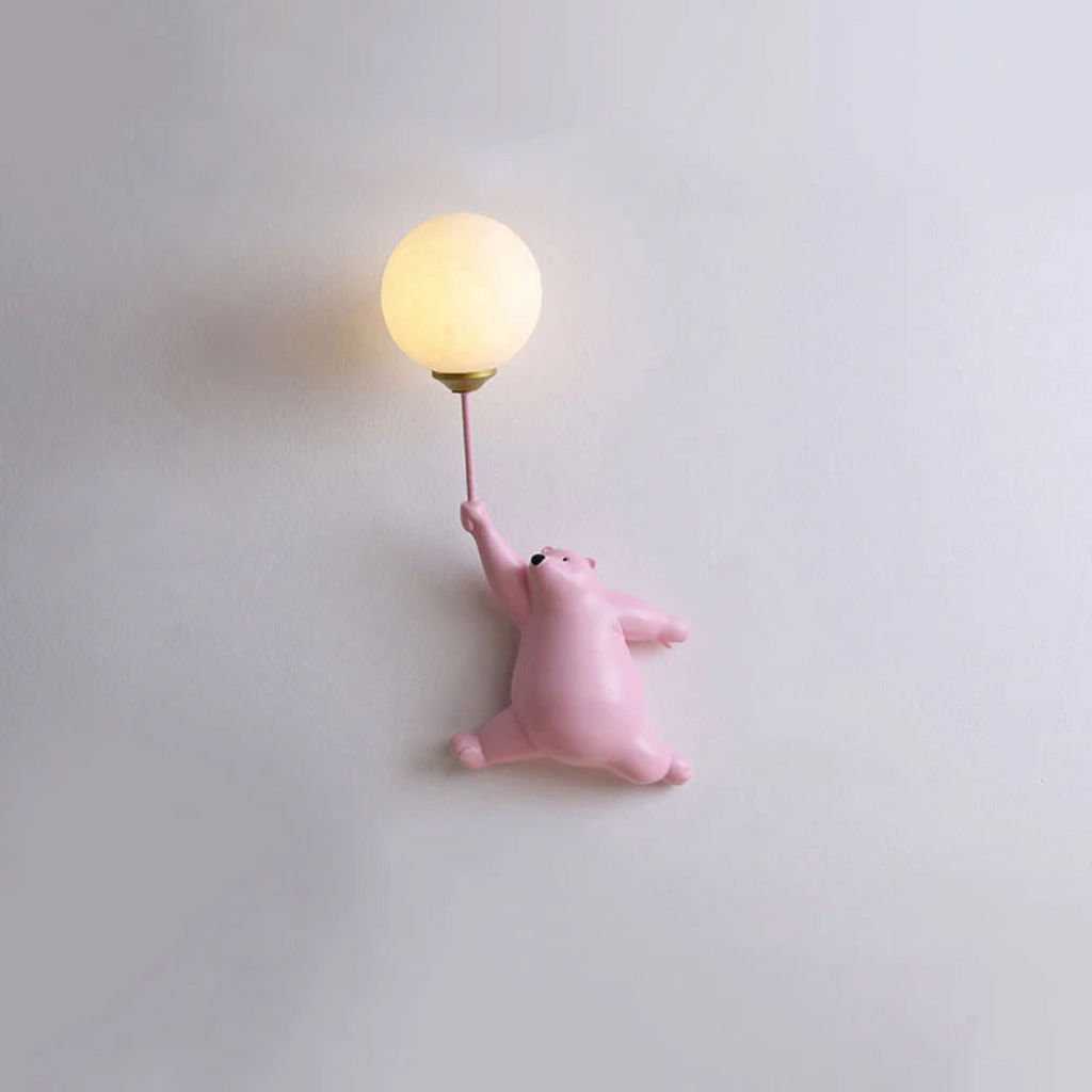 LED Ścienna Lampa w Kształcie Misia - TeddyGlow