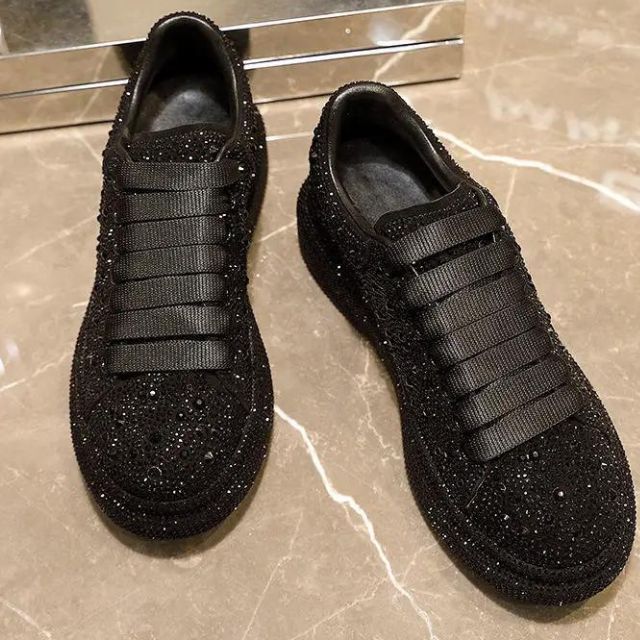 Elara | Luksusowe Sportowe Buty z Kryształami