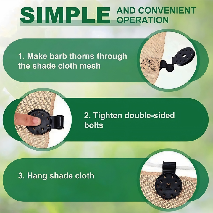 Klemmy GardenNet: Quick Attachment for Garden Nets