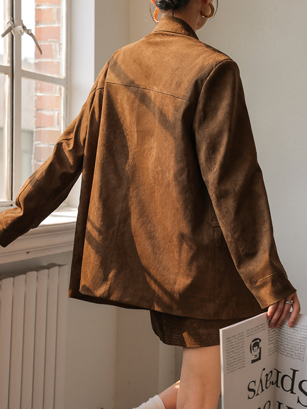 Denise | Retro Suede Blazer
