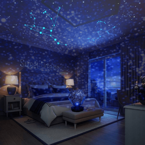 A+ GalaxyGwiazdy - Projektor Lampy Nocnego Nieba - Kreatywne i Regulowane Oświetlenie Atmosferyczne