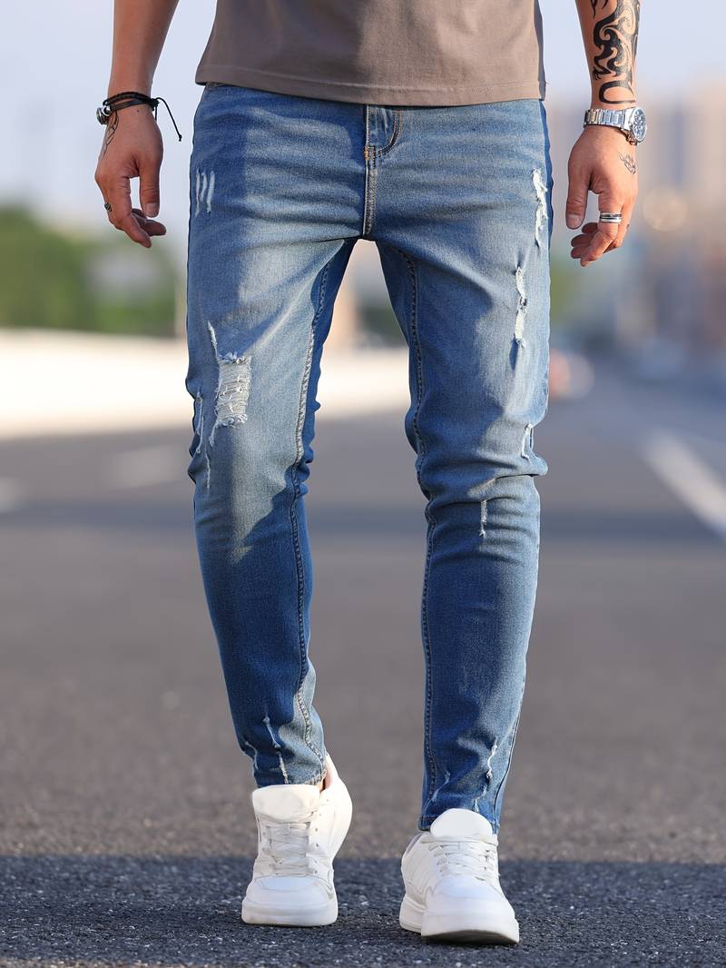WALOX | Męskie Slim Fit Jeansy
