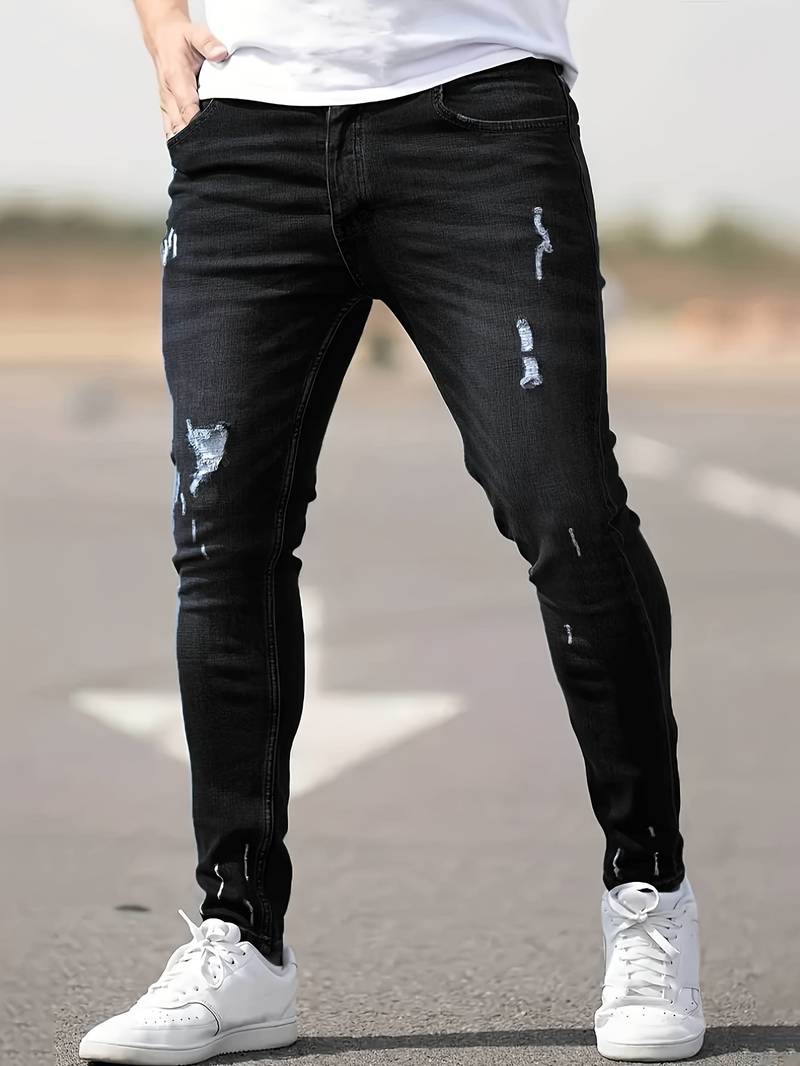 RIVER JEANS | Męskie Slim Fit Jeansy