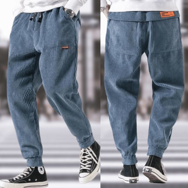 Calvin | Eleganckie spodnie z tkaniny kordura