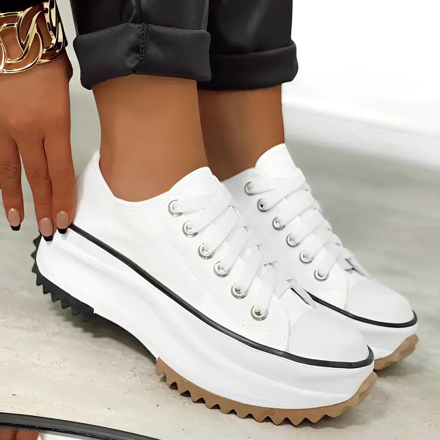Lieke | Sneakers na platformie ortopedyczne
