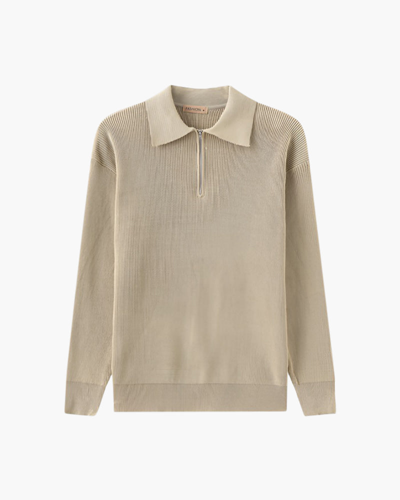 Sweter Cesare z zamkiem błyskawicznym