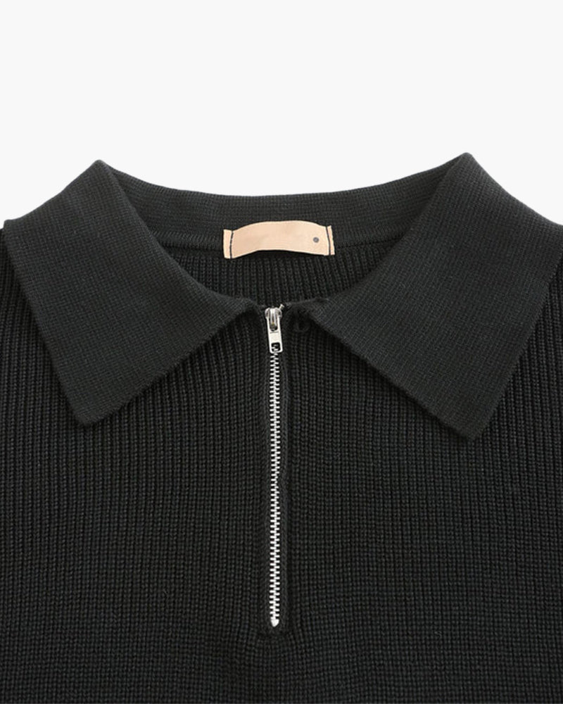 Sweter Cesare z zamkiem błyskawicznym