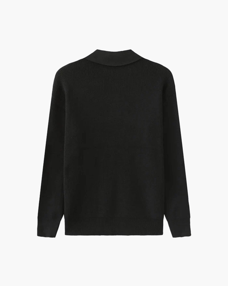 Sweter Cesare z zamkiem błyskawicznym